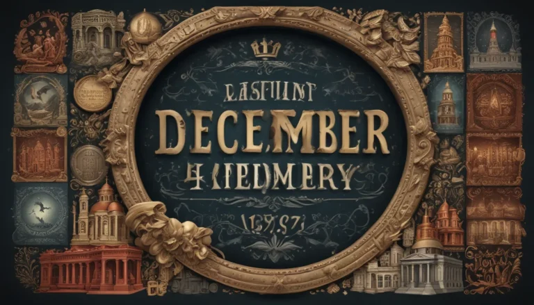 December 16th: A Day Filled with History – Significant Events and Fascinating Facts Revealed