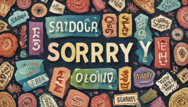 Apologizing in Spanish: A Guide to Saying Sorry in Different Situations