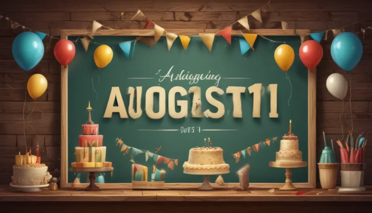 Celebrating August 21st: A Day of History, Breakthroughs, and Birthdays